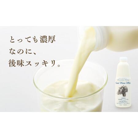 ふるさと納税 牛乳 近藤牧場のノンホモ牛乳 900ml × 2本 ミルク mi0003-0001 千葉県南房総市