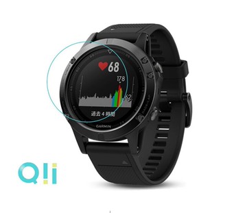 Qii GARMIN fenix 5 玻璃貼 (兩片裝)