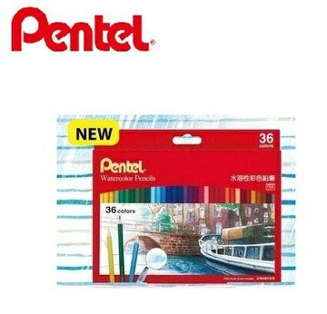 Pentel 飛龍 CB9-36TW 水溶性彩色鉛筆 (36色裝)【APP滿額下單4%點數(單一帳號最高1000點)】7/31止
