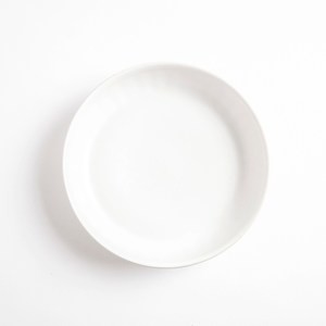 彩夏手感陶瓷8吋湯盤 白