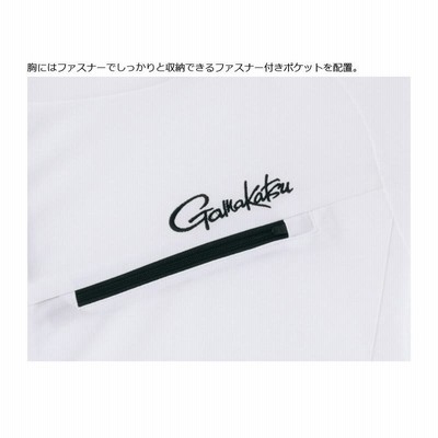 がまかつ GM-3566 フーデッドジップシャツ ブラック 3L / 釣り