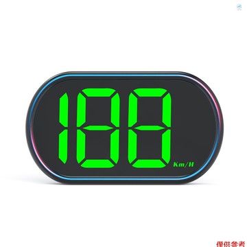 Crtw 平視顯示器數字車速表 GPS KMH 汽車卡車車速表即插即用大屏幕高清顯示器