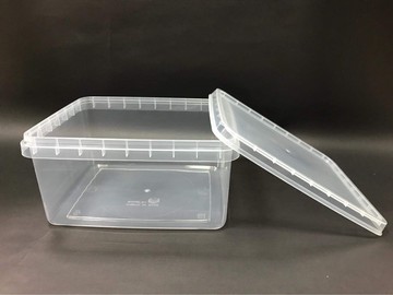 【嚴選SHOP】1入含蓋 八結蛋捲盒 餅乾盒 2000CC保鮮盒 PP盒 密封盒 透明塑膠盒 蛋捲桶 包裝盒【S040】