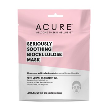 Acure Seriously Soothing Biocellulose Gel Mask 1 Mask