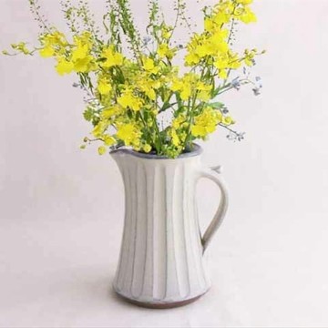 削紋水罐（蘭越）14cm / pitcher・flower vase