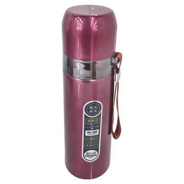 大容量304不鏽鋼真空保溫瓶 500ml  顏色隨機  1個