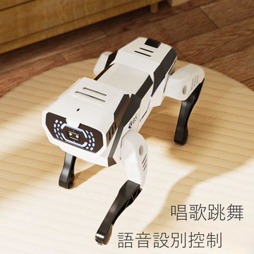 免運 公司貨 智能機械狗 聲控智能遙控狗電動波比仿生機器人可充電講故事對話編程禮物男孩 可開發票 全館五折 工廠現貨直銷 新品特價 d11241