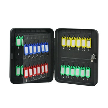 鑰匙箱 鑰匙盒 收納盒 鑰匙密碼盒裝修鑰匙密碼箱房產中介鑰匙櫃汽車鑰匙盒掛墻鐵盒子『ZW0144』