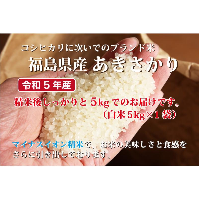 令和５年産 福井県産あきさかり5kg 白米 安い ブランド米 単一原料米 送料無料