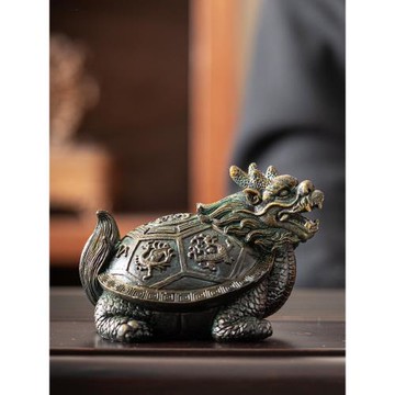 變色茶寵小擺件精品可養茶蟲創意龜茶玩新中式茶桌上的裝飾品泡茶