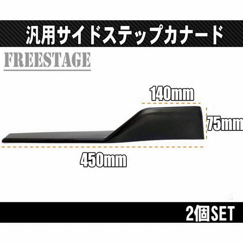 汎用カナード プロテクター アンダーフラップ サイドステップ