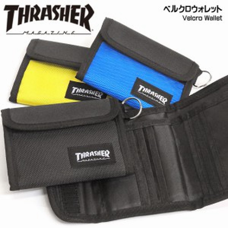 Thrasher 財布 スラッシャー ベルクロウォレット マグロゴ ブランドタグ 三つ折り財布 Thrasher 1061 通販 Lineポイント最大1 0 Get Lineショッピング