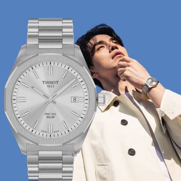 TISSOT 天梭錶 PRC 100系列 Solar太陽能腕錶-39mmT1514221103100