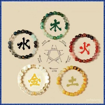 過爐開光 ???? 七月初更新-[能量充沛]2025潮流天然水晶五行旺運男女平衡能量手鍊