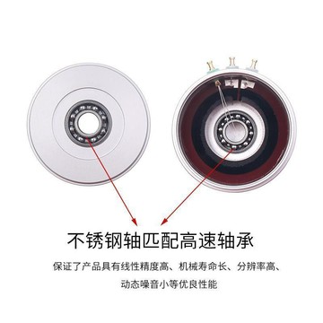 電位器⭕可開統編  高精度導電塑料電位器360度角位移傳感器WDD35D-4精密線性電位器