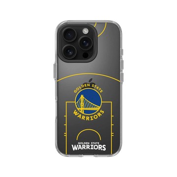 iPhone 16 Pro Clear 透明 - NBA - 球場系列-金州勇士 Golden State Warriors - Court