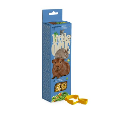 little onE 蔬菜點心棒 倉鼠/豚鼠/兔子適用  120g  1盒