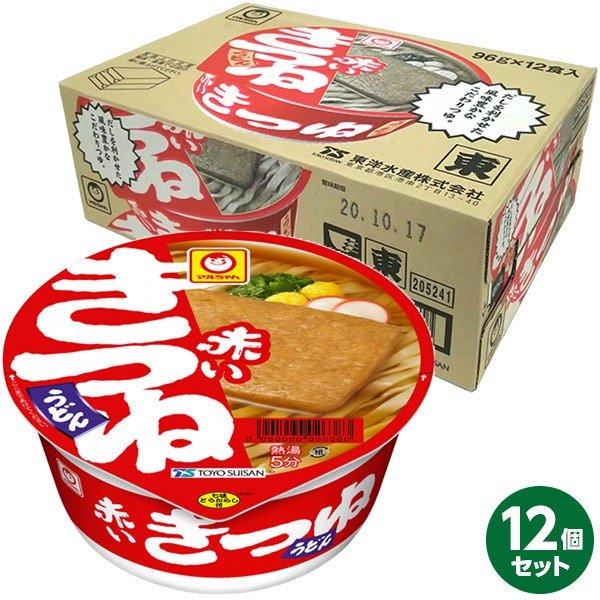 東洋水産 マルちゃん  赤いきつねうどん(東) 96g×12個