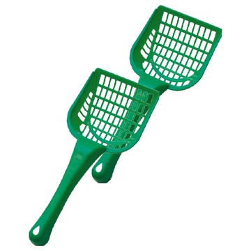 Cat's Best 木屑砂紫標/藍標專用貓砂鏟  綠色  2支  30g