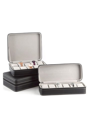 手錶盒 禮作 皮質手錶盒電子表收納盒女表展示盒機械表首飾盒手鍊整理盒【MJ3902】