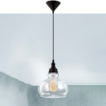 E27工業風玻璃單吊燈 B147-29-72483