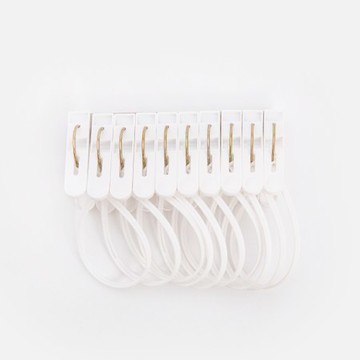 KOKUBO帶繩曬衣夾x10