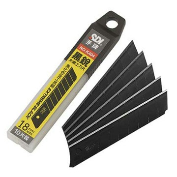 【史代新文具】手牌SDI  K404C 黑銳大美工刀片 (10片/盒)