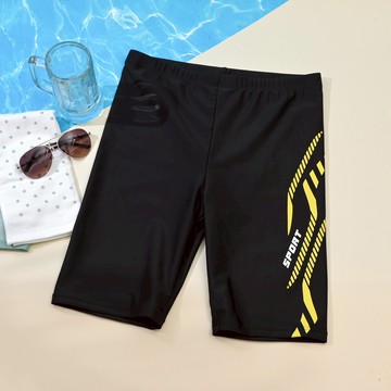 TK509-超彈及膝泳褲-黑