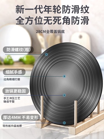 導熱板 廚房護鍋煤氣燃氣灶導熱板家用鍋墊解凍防燒黑節能導熱盤電磁爐灶 【CM2079】