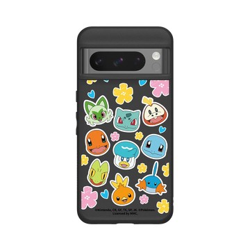 Pixel 8 Pro SolidSuit 黑 - 寶可夢 Pokemon - 最初的夥伴大集合