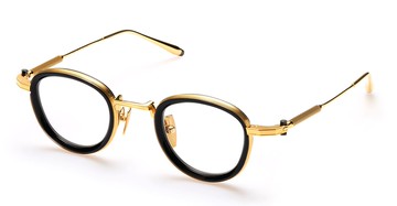 Akoni Agile - Yellow Gold / Black Crystal Rx Glasses