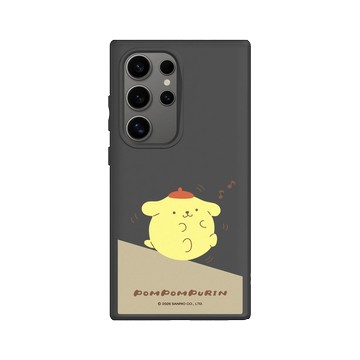 Galaxy S24 Ultra SolidSuit 黑 - 三麗鷗-布丁狗30週年 PomPomPurin (30th Anniversary) - 哼歌搖擺