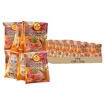 Uleg Sambal Kemiri 辣椒醬 10包  180g  10袋