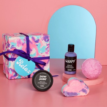 【LUSH 英國直營】累了就休息一下｜Relax 輕鬆一刻禮盒 身體保養禮盒