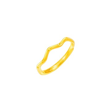 Just Gold 光弦 可調式 黃金戒指(網路限定)
