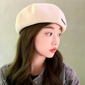 Acorn*橡果-日系小臉貝蕾帽畫家帽南瓜帽遮陽帽八角帽1751(米色)