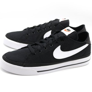 ナイキ スニーカー レディース メンズ 靴 黒 ブラック キャンバス クッション性 コーデ カジュアル コート レガシー キャンバス Nike Wmn 通販 Lineポイント最大3 0 Get Lineショッピング