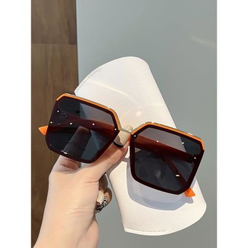 2025新款防紫外線墨鏡女高級感ins大臉顯瘦開車偏光度假太陽鏡潮