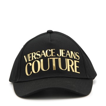 Versace Jeans Couture - Black And Yellow Cotton Baseball Cap