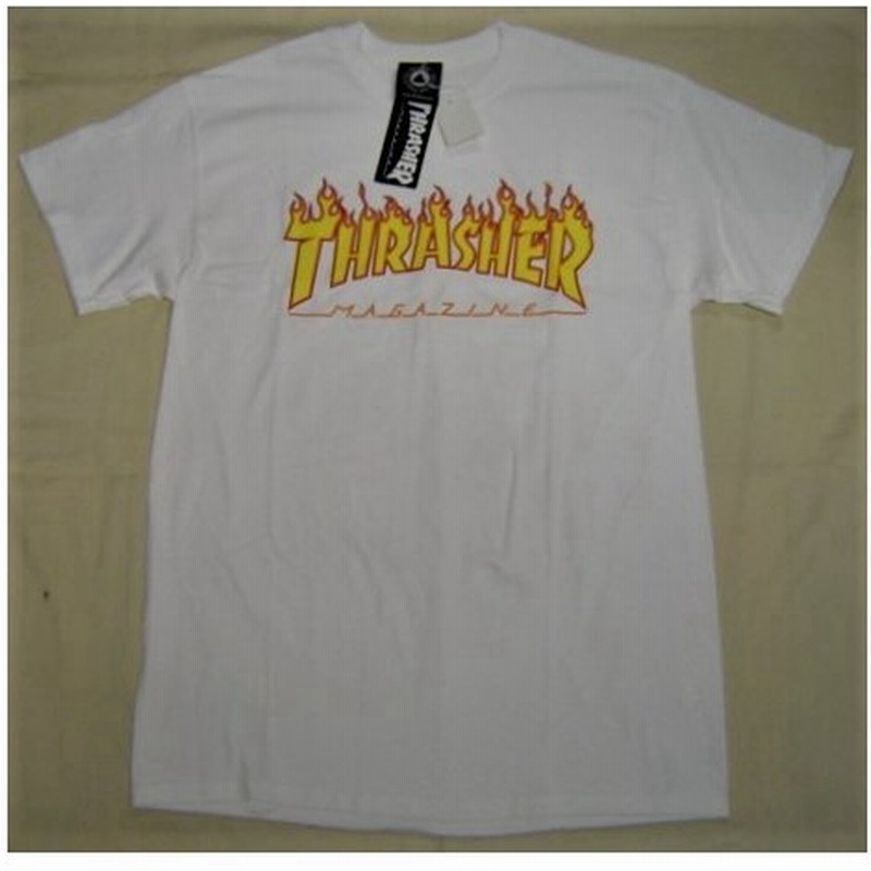 セール 25 Off ｔｈｒａｓｈｅｒ スラッシャー Flame フレームロゴ Tシャツ 半袖 M インポート メンズ レディース 人気 かっこいい 通販 Lineポイント最大0 5 Get Lineショッピング