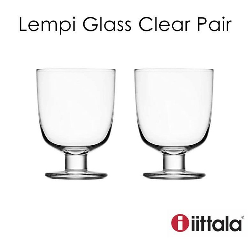 名入れイッタラ レンピ グラス クリア ペア 翌営業日以降発送 iittala