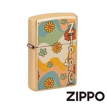 ZIPPO ZIPPO花朵防風打火機 美國設計 官方正版 現貨 限量 禮物 送禮 客製化 終身保固 48503