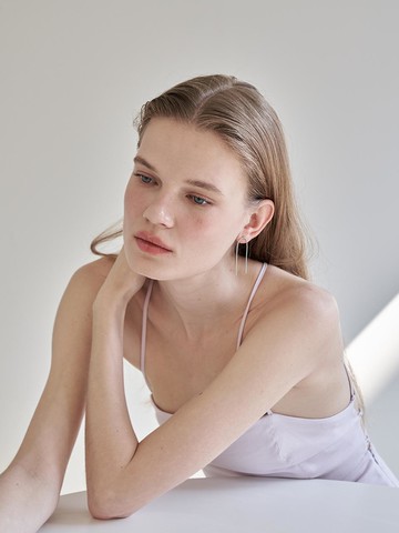 Line Drop Earrings