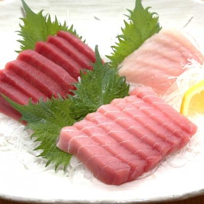 ふるさと納税 室戸市 こだわりの天然メバチマグロビントロセット　メバチマグロ中トロ赤身各1柵　ビントロ1柵