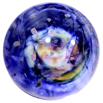 61mm 兩面星雲宇宙玻璃球擺設 no.M264