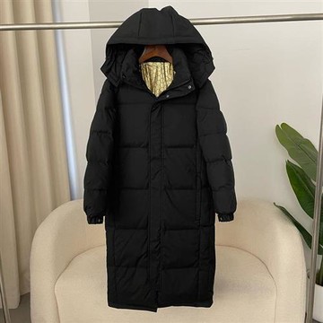 【巴黎精品】現貨+預購 頂級真羽絨外套白鴨絨外套羽絨衣秋冬保暖大碼休閒女裝-過膝連帽情侶女外套a1ld45