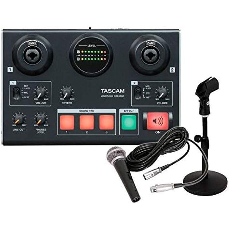 オーディオインターフェース 配信セットTASCAM USBオーディオインターフェース MiNiSTUDIO CREATOR US-42B