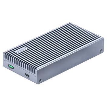 HAGiBiS 鋁合金鰭片M.2 NVMe硬碟盒 MC40 高速散熱 鋁合金外殼 輕巧便攜  1個