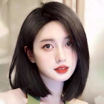 假髮 真髮假髮 中短髮 增髮量 髮片 女生假髮 高顱頂 遮白髮 216