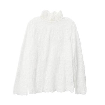 微胖穿搭蕾絲打底衫女秋冬2025大碼胖妹妹mm半高領顯瘦內搭上衣潮